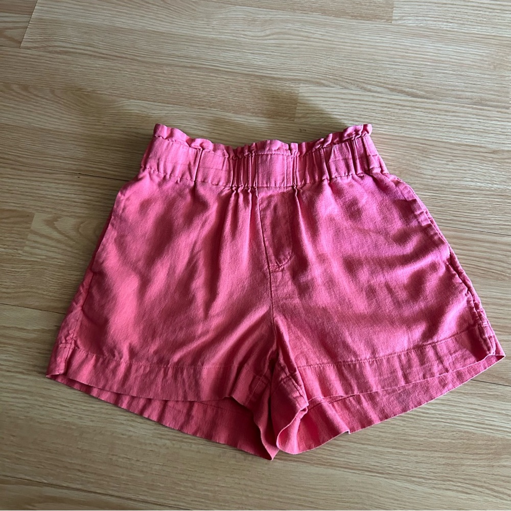 a new day Pink Linen Blend Casual Shorts Women’s XS